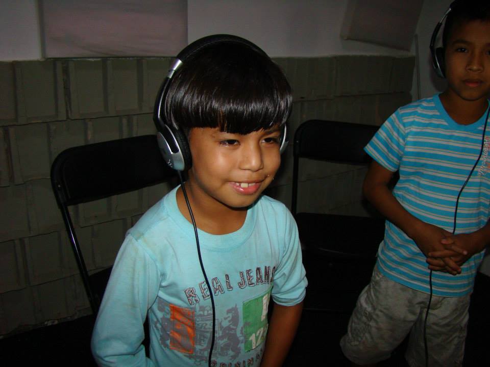 Little Tamukan recording in Kanaima Studio